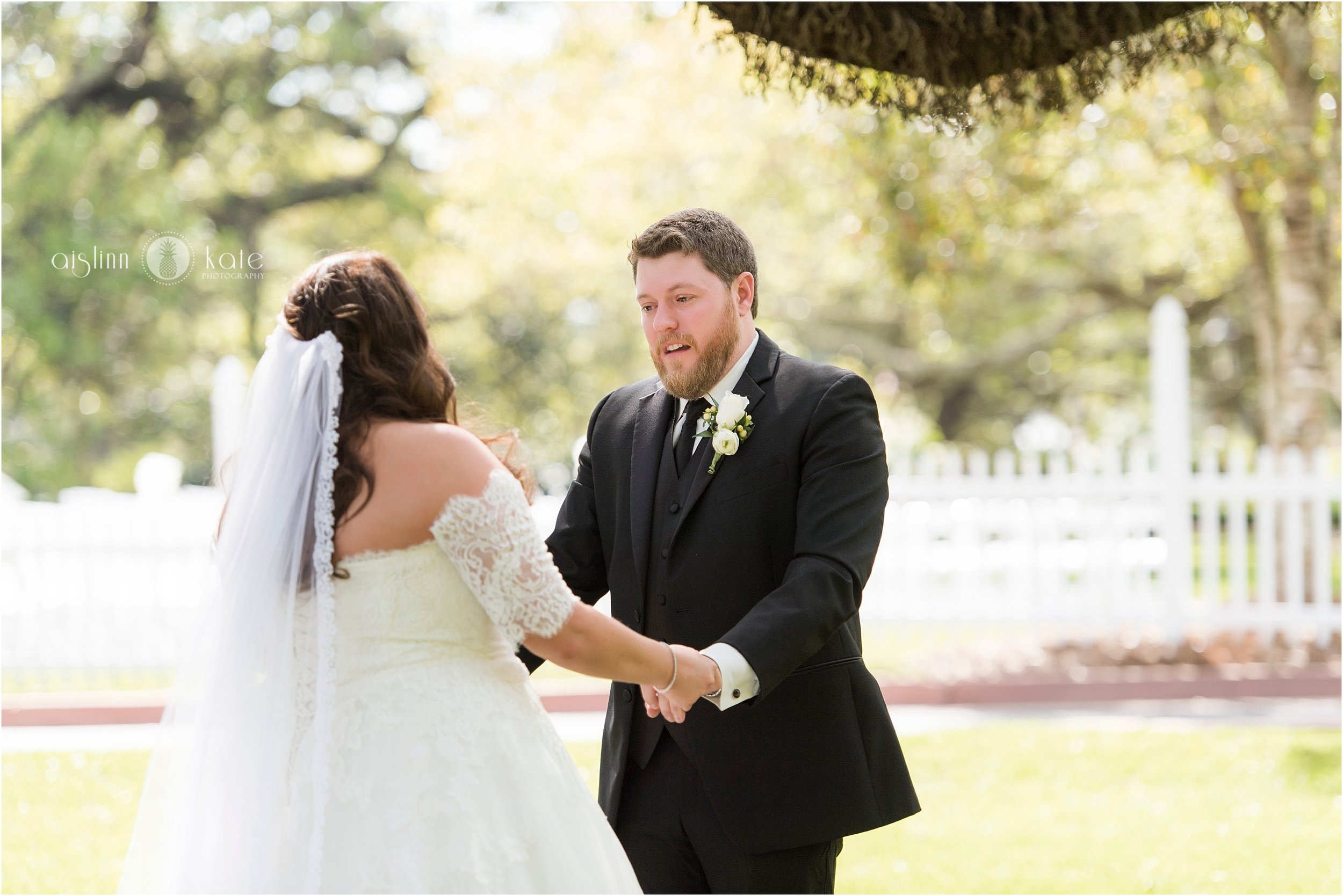   The Grand Lawn at The Grand Hotel Marriott Resort  | Point Clear First Look |  Sarah + Brandon  