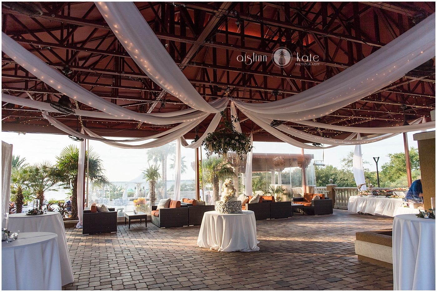   Portofino Island Resort  | Open Air Reception Pavilion |  Caroline + Joiner  