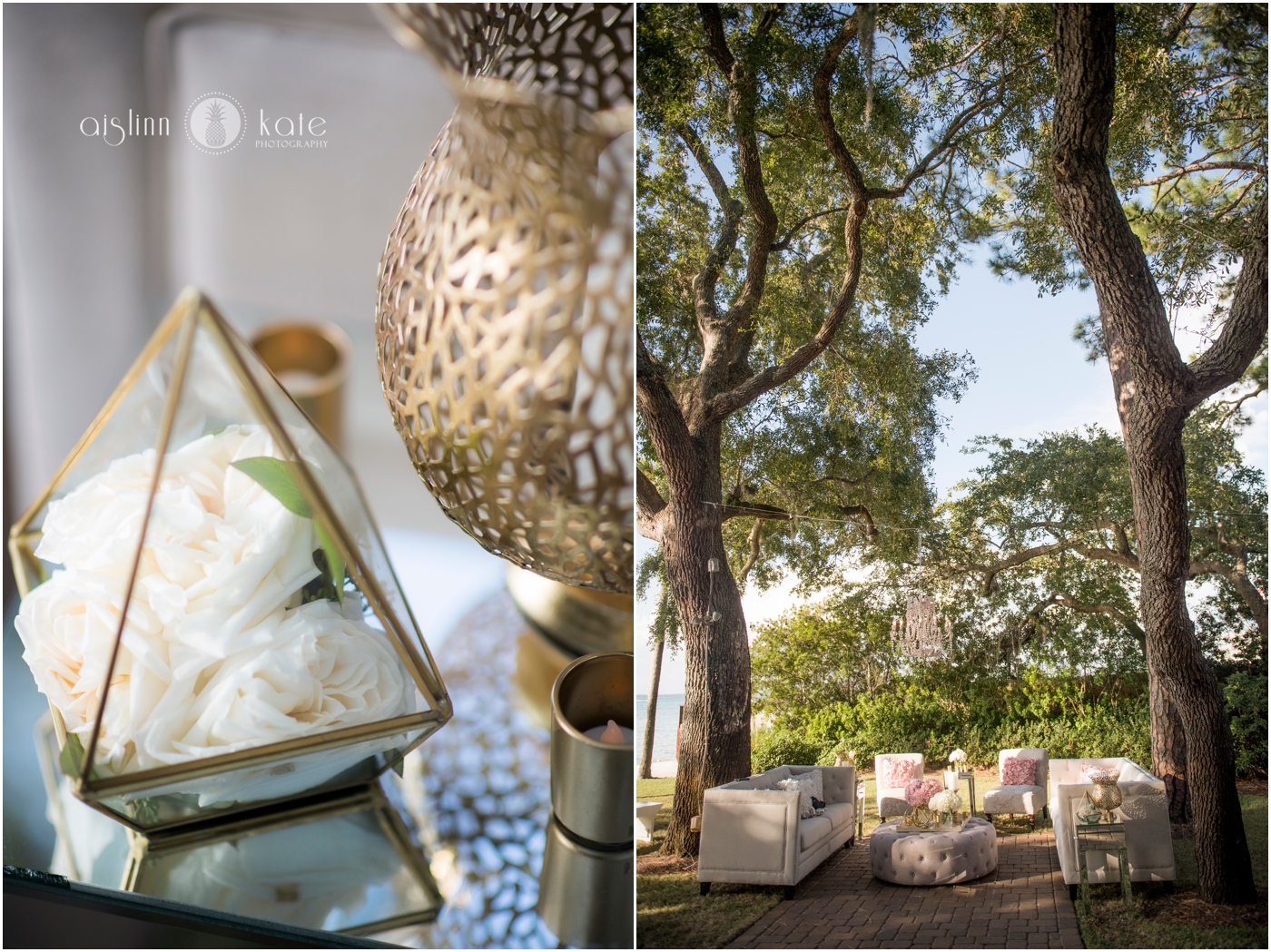   Destin Bay House  | Outdoor Reception |  Amber + Richie  