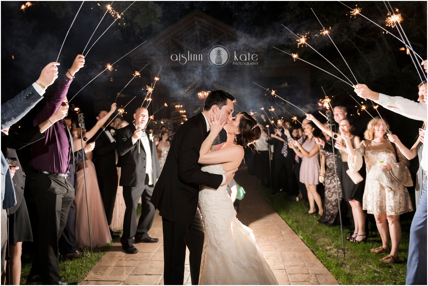   Live Oak Plantation  | Sparkler Grand Exit |  Jenny + Josh  