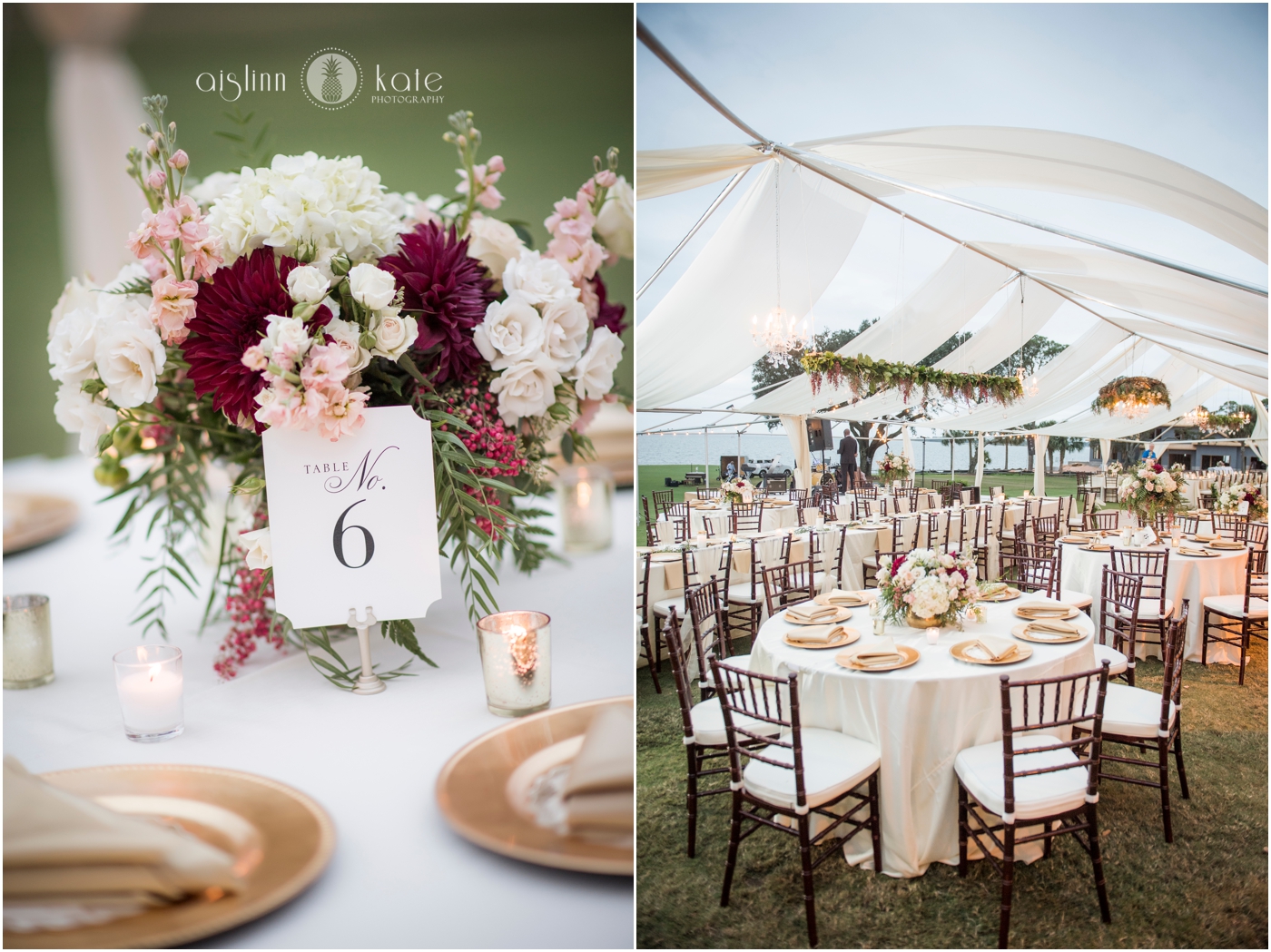   Pensacola Country Club  | Outdoor Reception |  Ali + Scott  