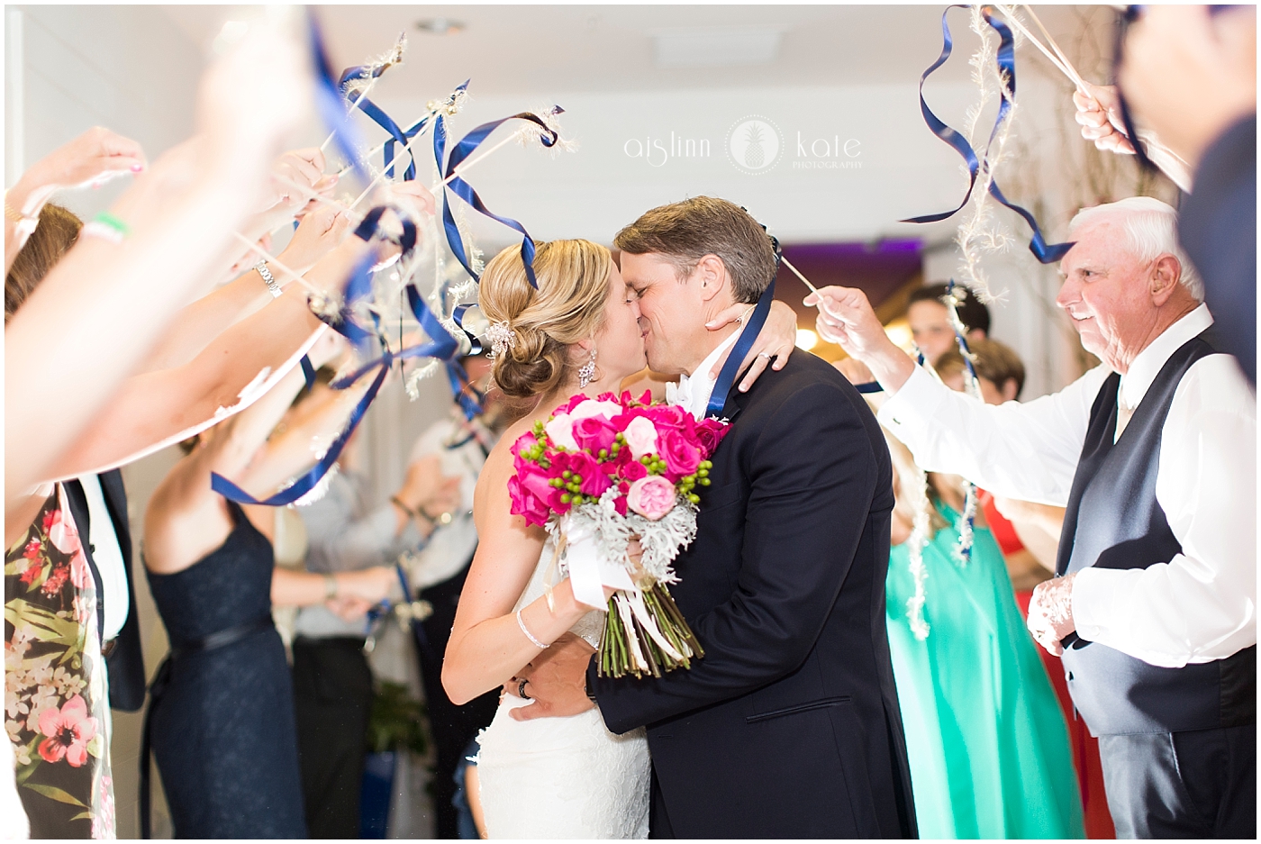   The Hilton on Pensacola Beach  | Ribbon Wand Grand Exit |  Kylee + Drew  