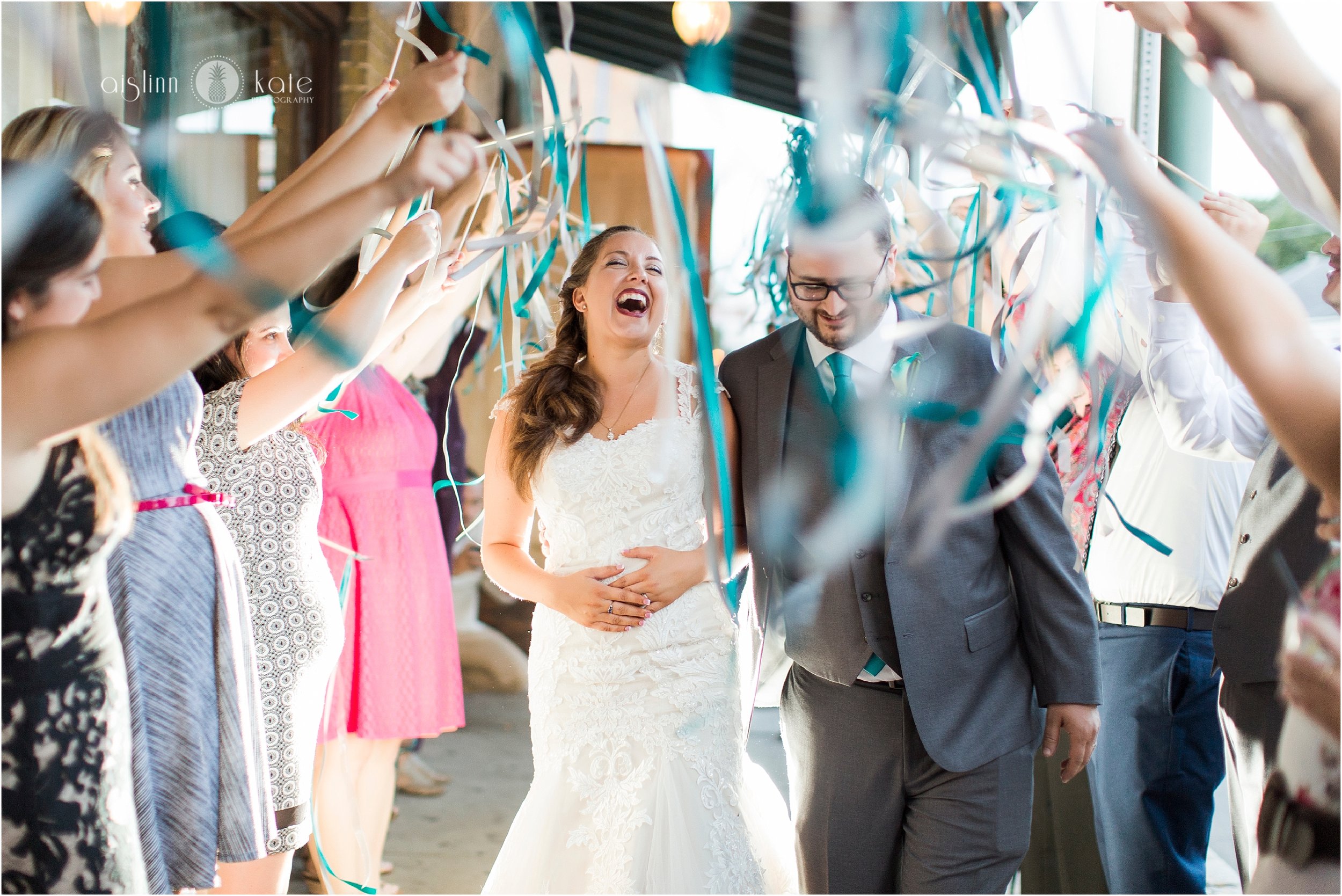   Seville Quarter : Heritage Hall  | Ribbon Wand Grand Exit |  Melissa + Kamron  