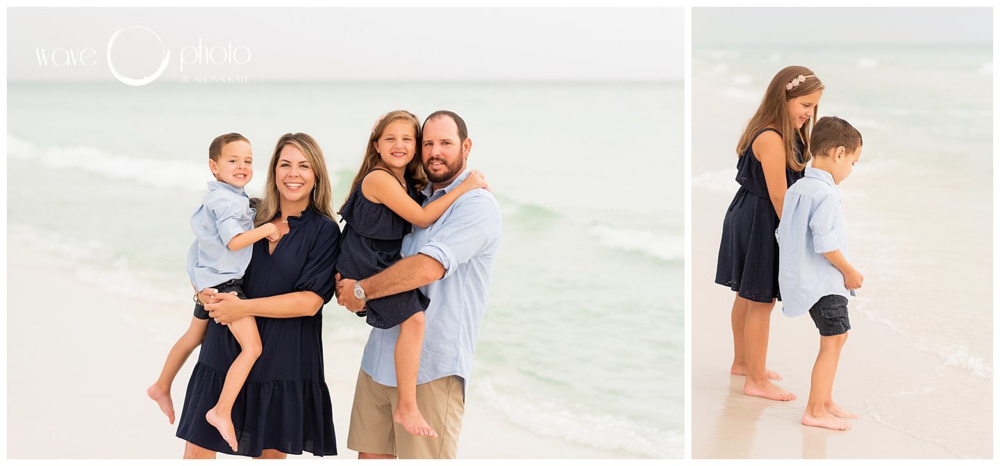 parents-holding-kids-on-beach-destin-florida