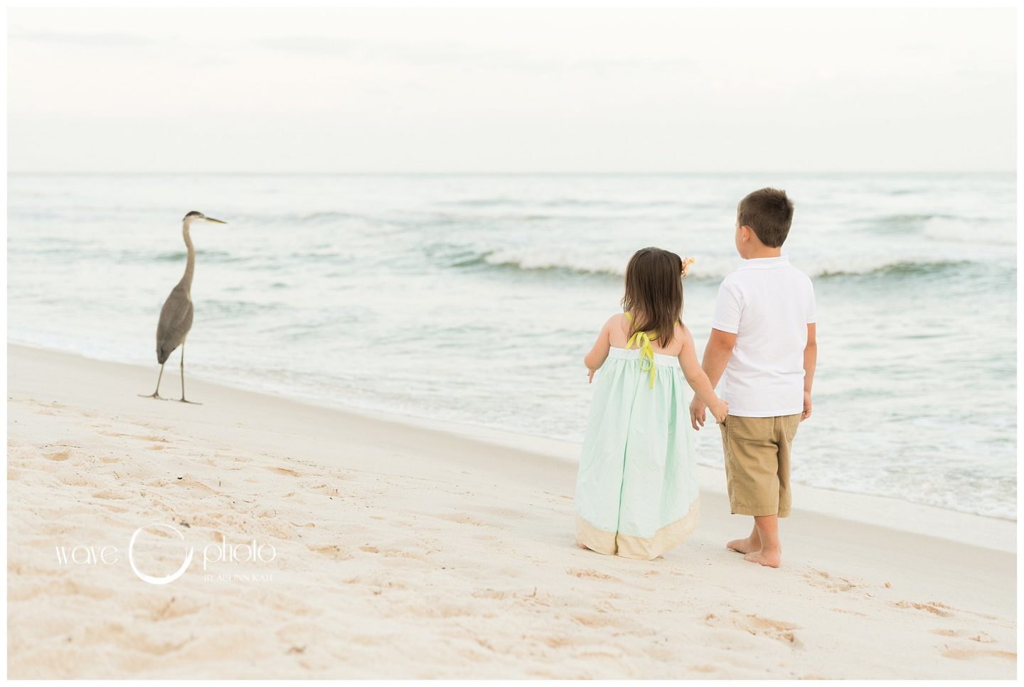 kids-holding-hands-looking-at-bird-gulf-shores-orange-beach-florida