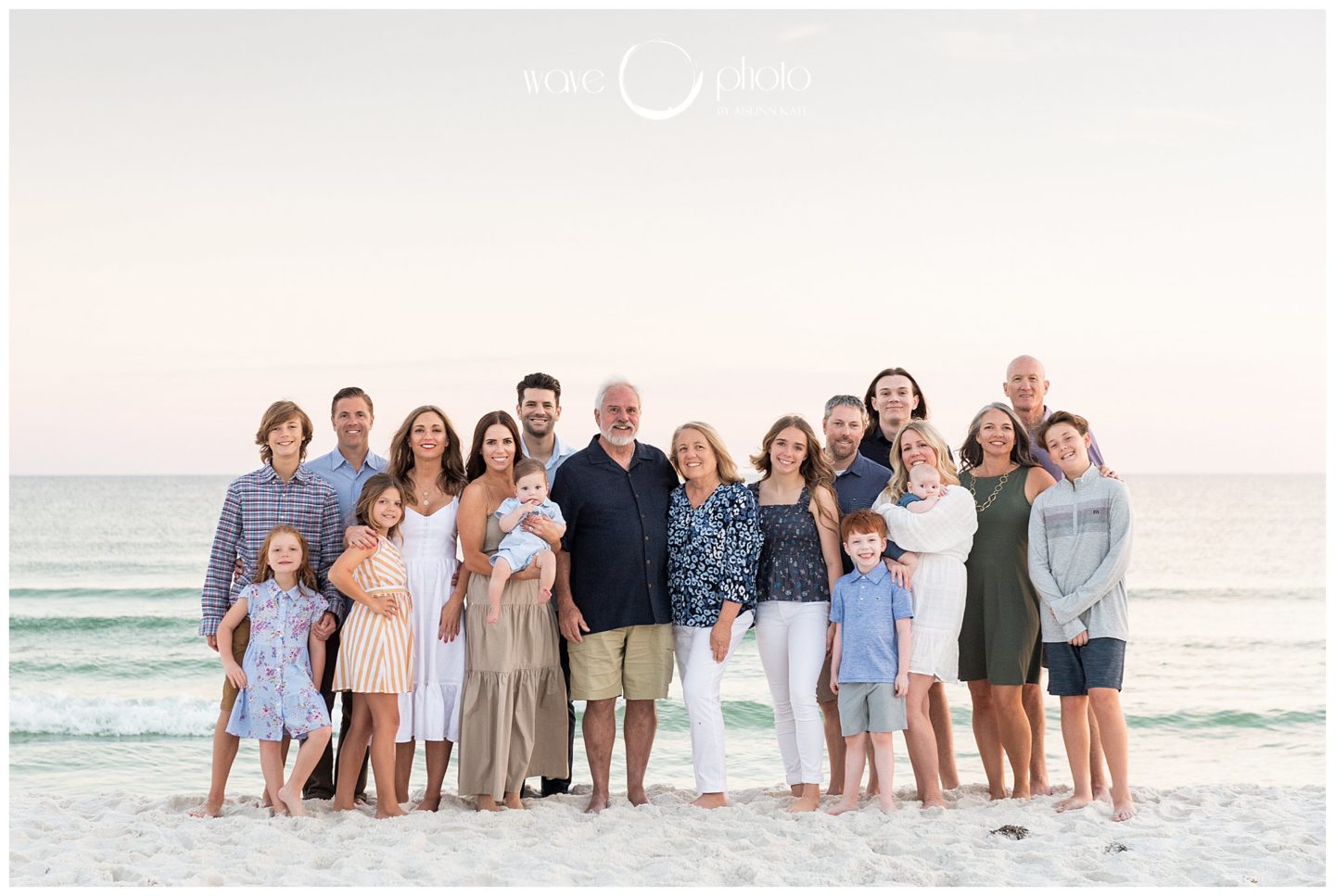 big-family-group-photo-on-beach-pensacola-beach-florida