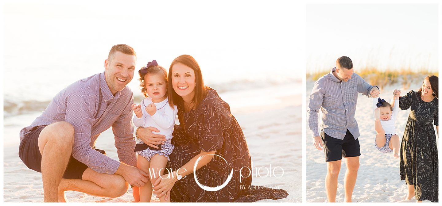 parents-swinging-little-girl-smiling-pensacola-beach-florida